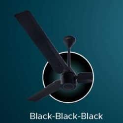 Luker SIZE ZERO 1200mm - Black-Black-Black BLDC Ceilling Fan