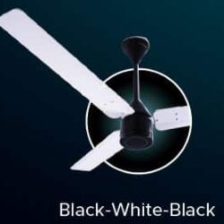 Luker SIZE ZERO 1200mm - Black-White-Black BLDC Ceiling Fan