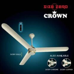 Luker SIZE ZERO CROWN 1200mm - Ivory Gold BLDC Ceiling Fan