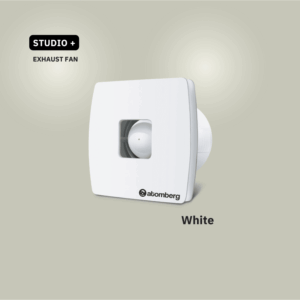 ATOMBERG STUDIO+ 150MM EXHAUST FAN -White