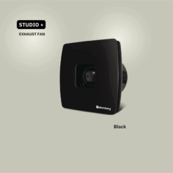 ATOMBERG STUDIO+ 150MM EXHAUST FAN -Black