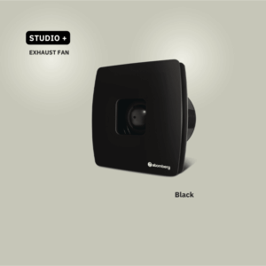 ATOMBERG STUDIO+ 150MM EXHAUST FAN -Black