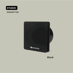 ATOMBERG STUDIO 150MM EXHAUST FAN- Black