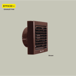 ATOMBERG EFFICIO + 150MM EXHAUST FAN- Brown