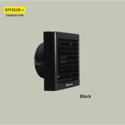 ATOMBERG EFFICIO + 150MM EXHAUST FAN- Black