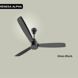 ATOMBERG RENESA PRIME Regulator 1200mm Ceiling Fan- Gloss black
