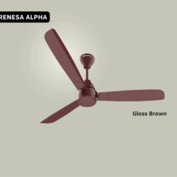 ATOMBERG RENESA PRIME Regulator 1200mm Ceiling Fan-Gloss Brown