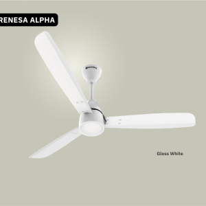 ATOMBERG RENESA PRIME Regulator 1200mm Ceiling Fan- Gloss White